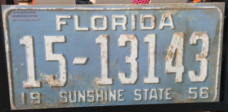 License Plate Tile